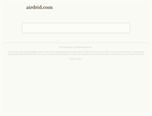 Tablet Screenshot of airdrid.com